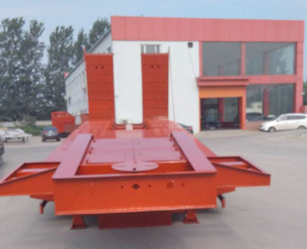 生产骨架式半挂车