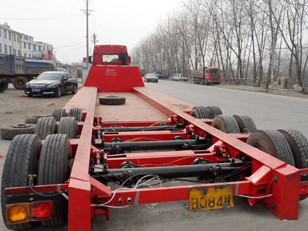 低平板半挂车